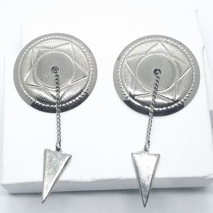 VINTAGE SOUTHWESTERN CONCHO EARRINGS